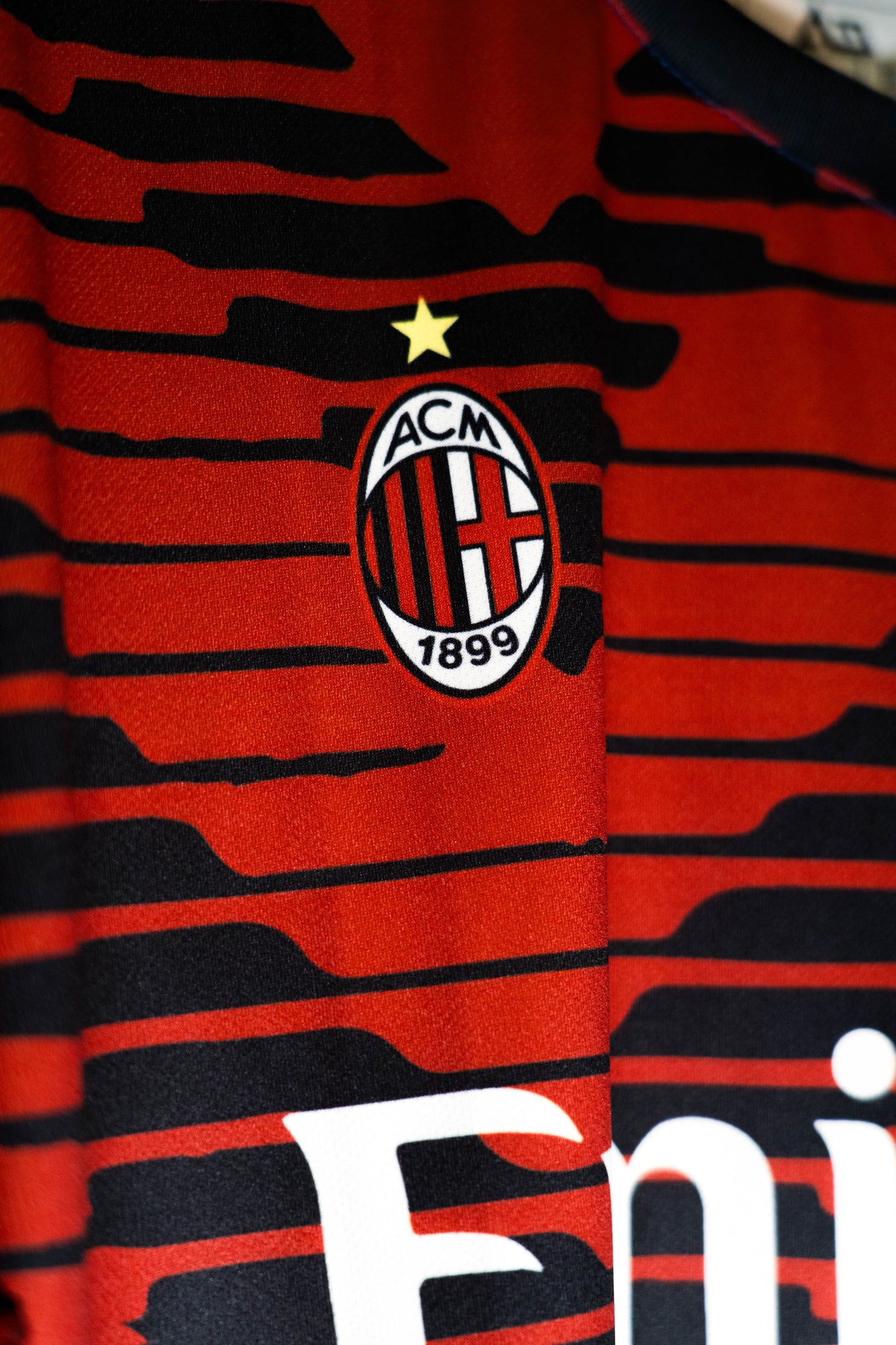 AC Milan vs Inter Milan 23/24 half and half jersey