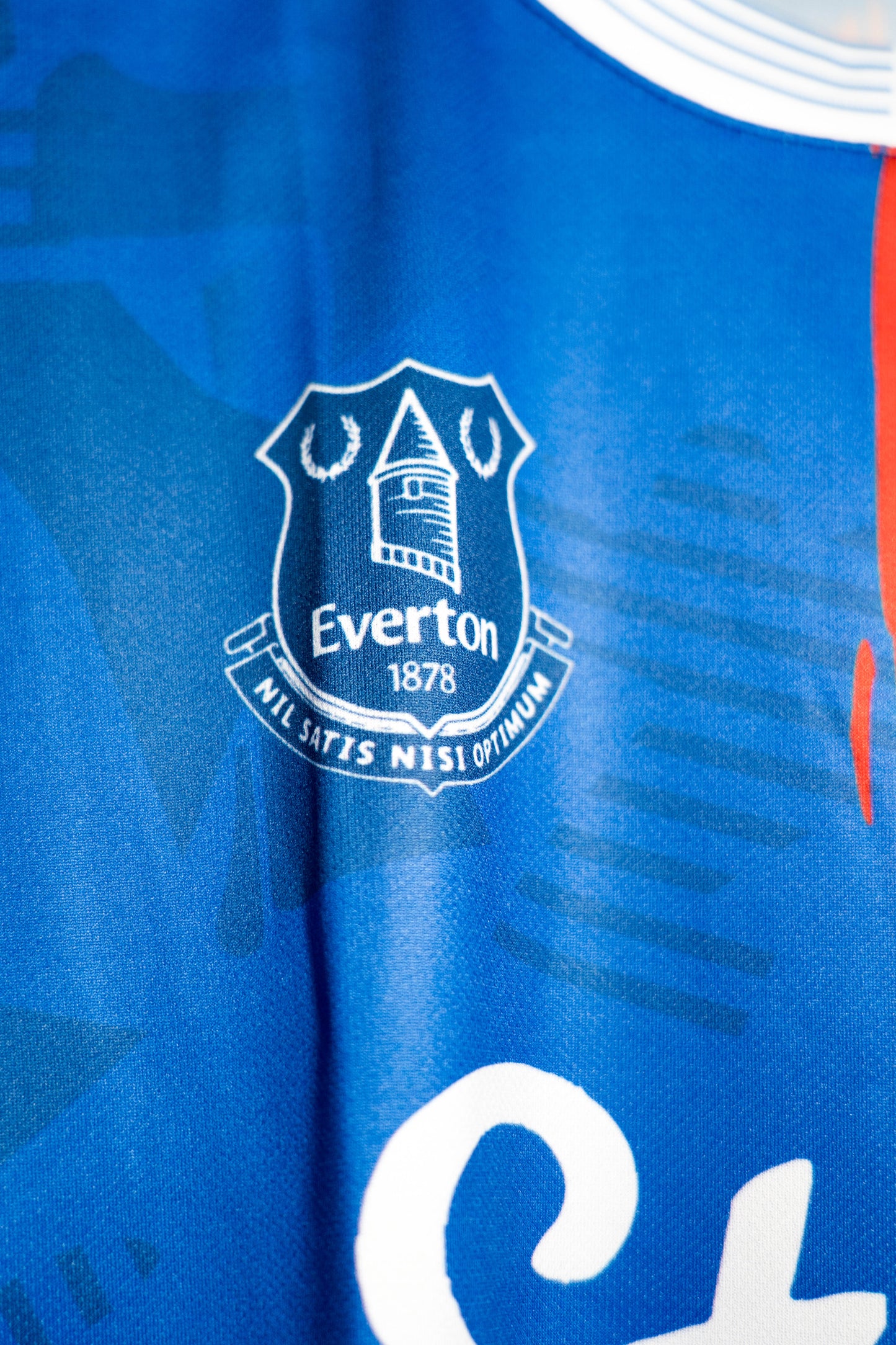 Everton FC vs. Liverpool half and half jersey