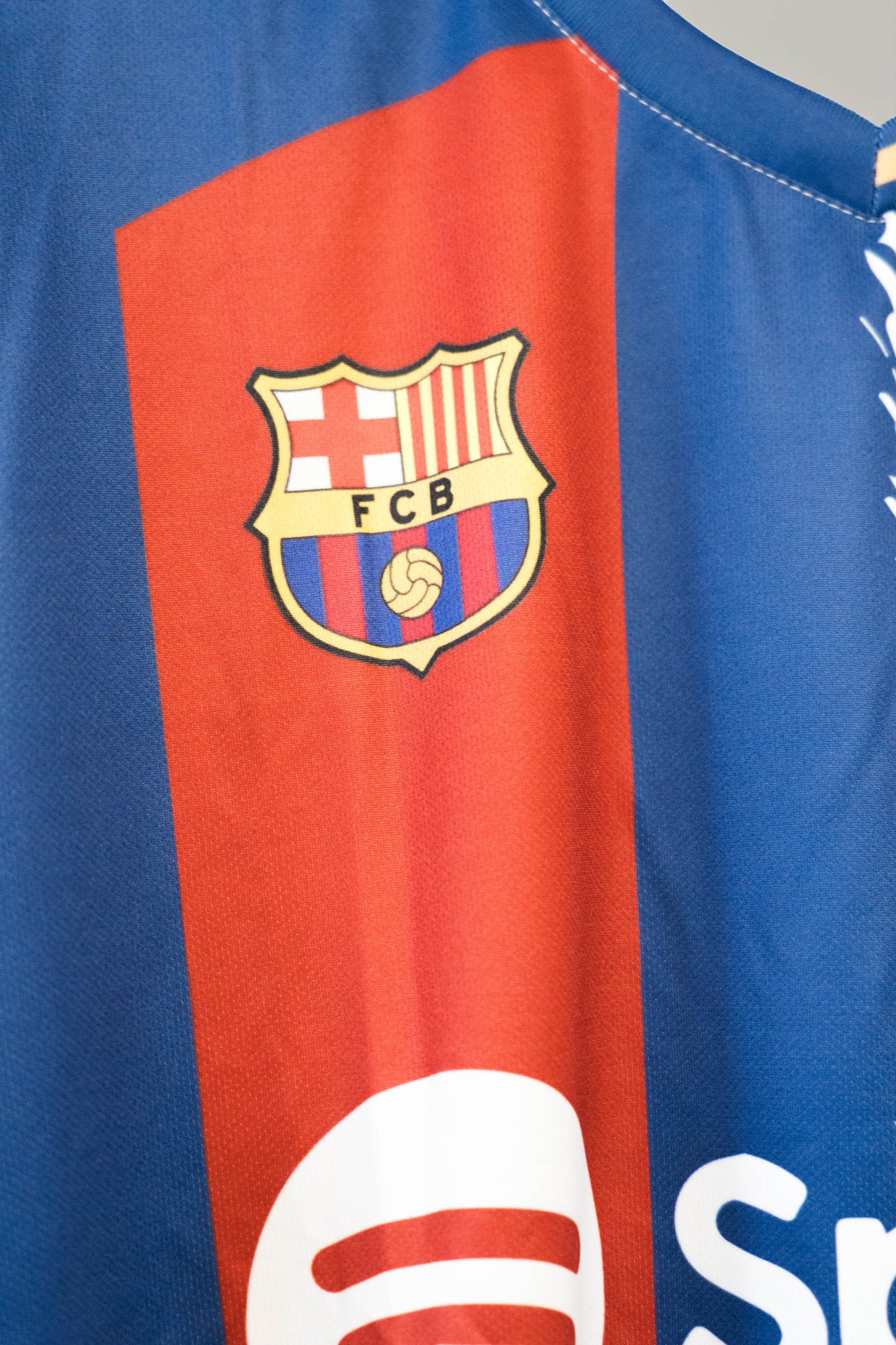 Barcelona vs Real Madrid 23/24 half and half jersey